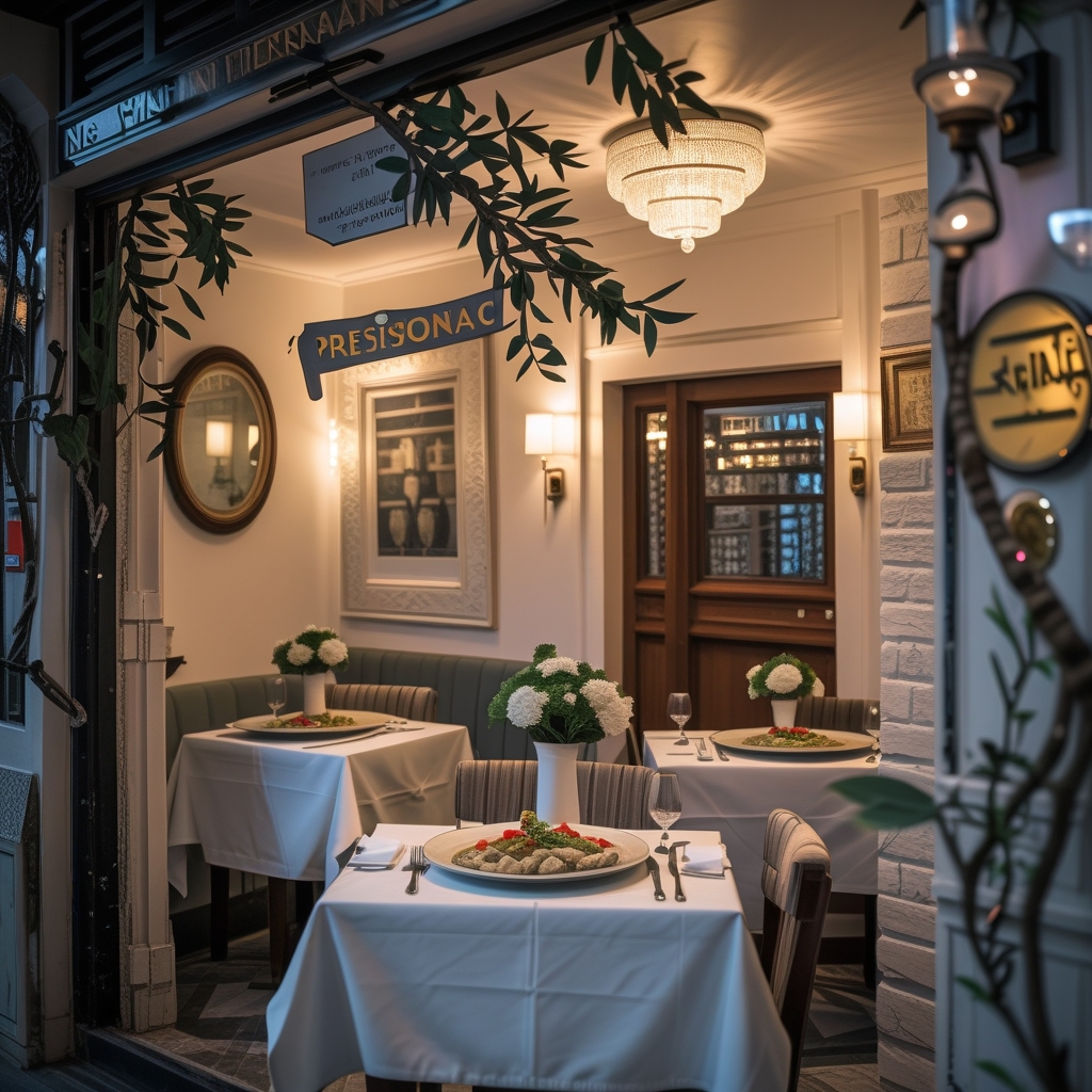 Professional dining experience at local restaurant